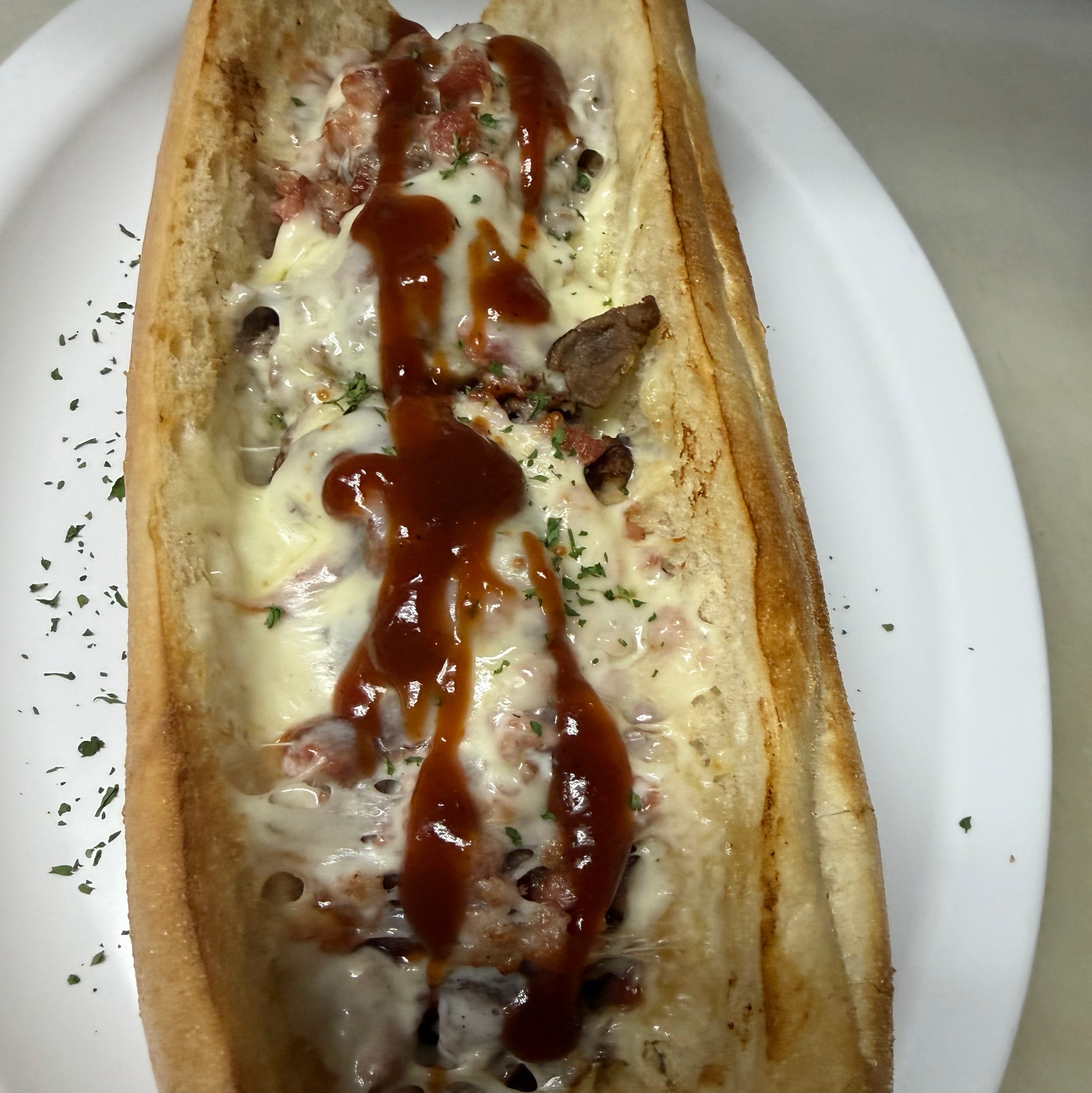 BBQ Bacon Ranch Cheesesteak.
