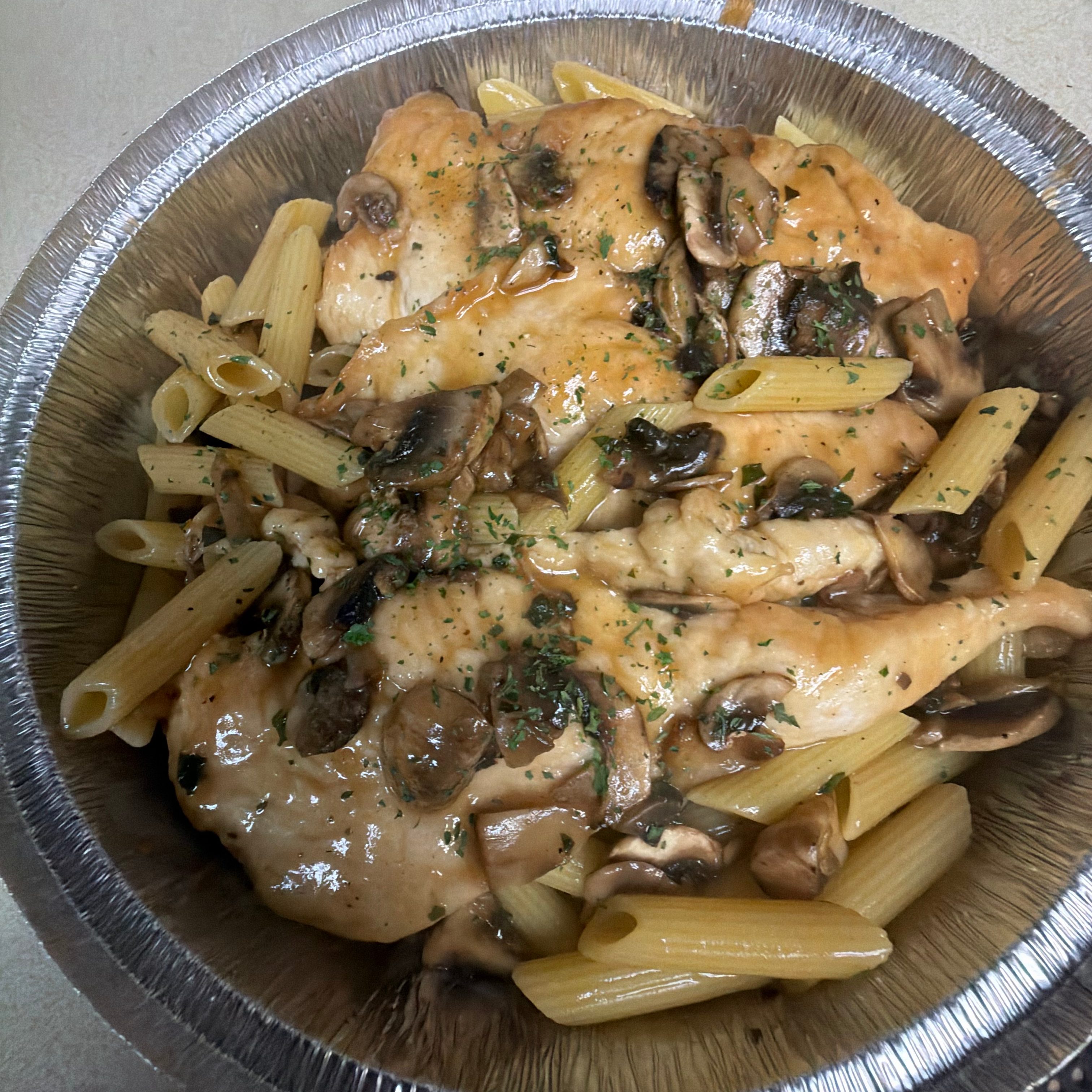 Chicken Marsala.