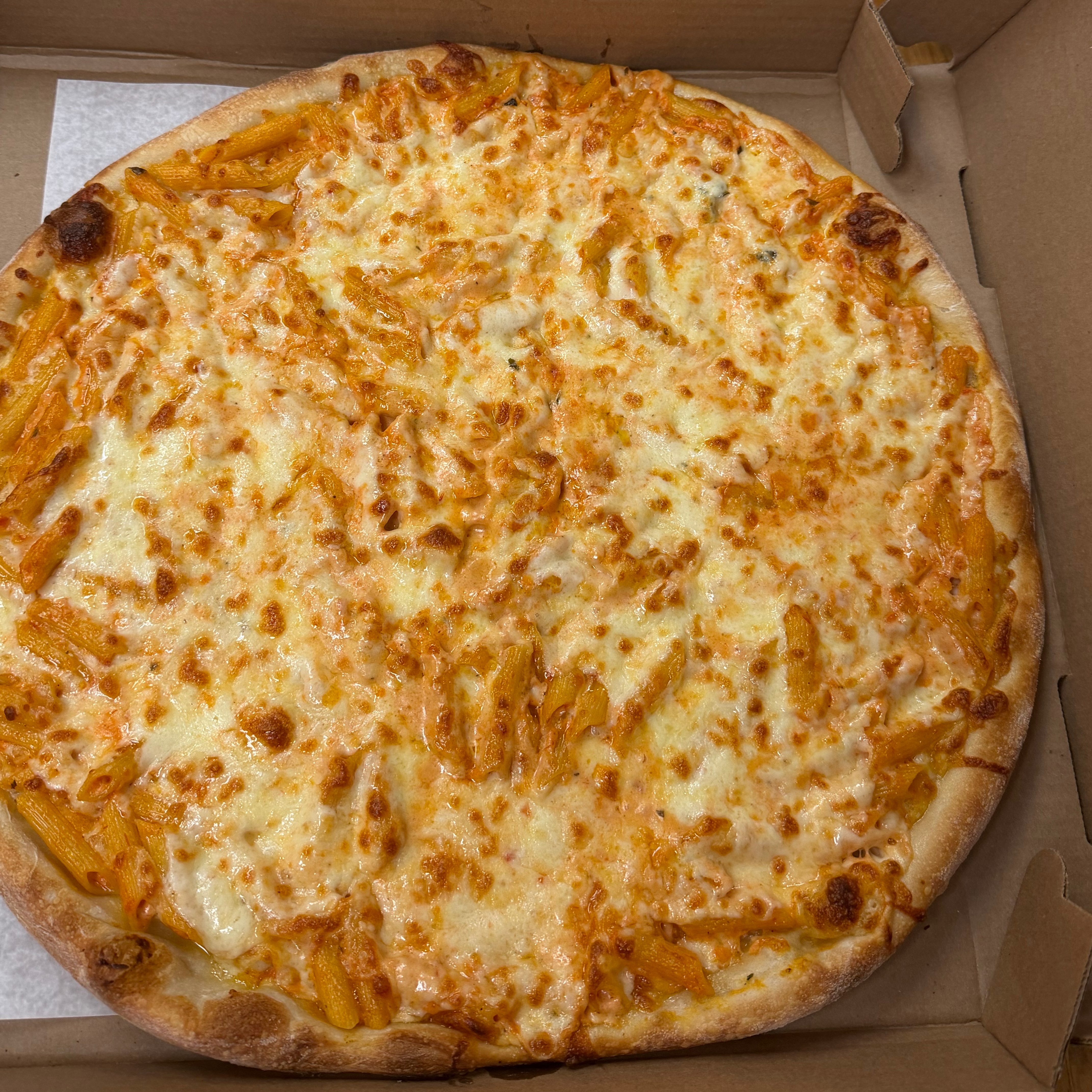 12" Penne Vodka Pizza.