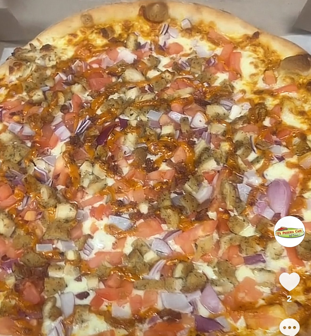 Chicken Chipotle Pizza.