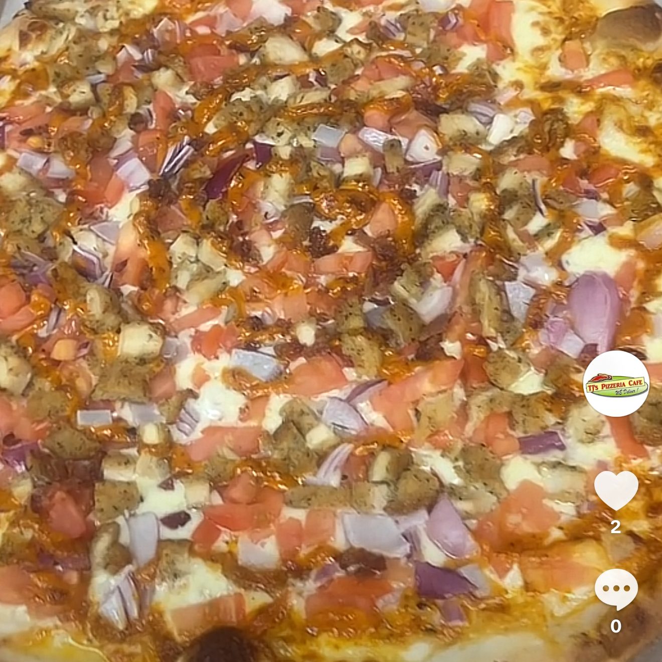 12" Chicken Chipotle Pizza.
