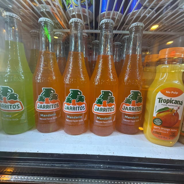 Mexican Jarritos.