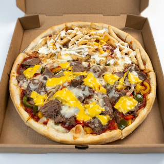 Cheese Steak Pizza