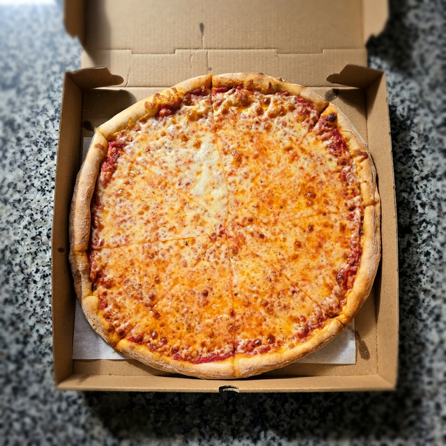 16" Cheese Pizza Wednesday Special.