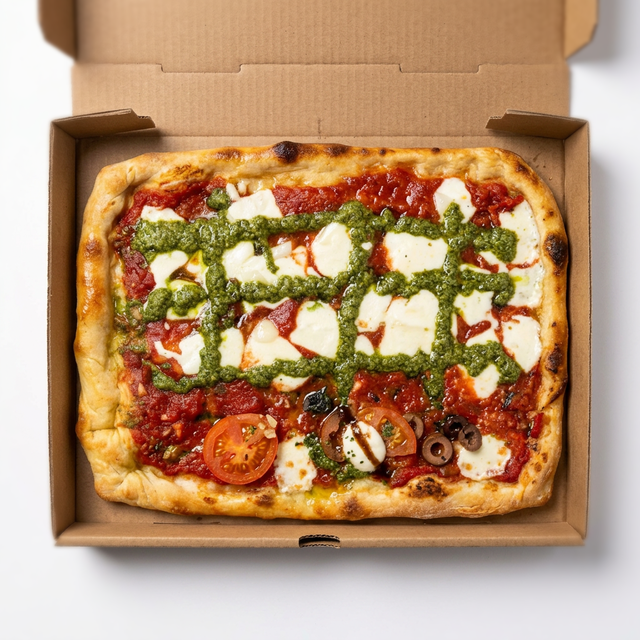 14" TJ's Classic Grandmama Pizza.