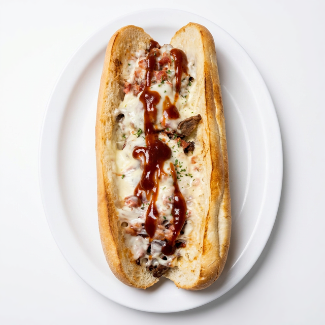 BBQ Bacon Ranch Cheesesteak.