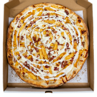 French Fries Bacon Ranch Pizza